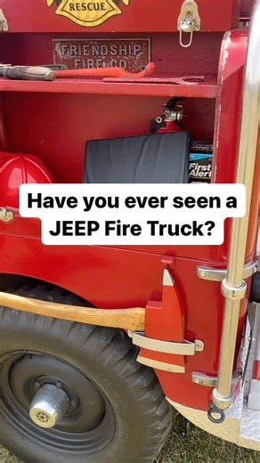 8.3K views · 704 reactions |  This is a stunning example of Jeep history! It was restored by Robert Abernethy and his Father. #firetruck #history #firefighter #restoration #willysoverland #1946 #classiccars #antiquecar #cj2a #flatfender #antiquefiretruck | Kaiser Willys Auto Supply | Facebook