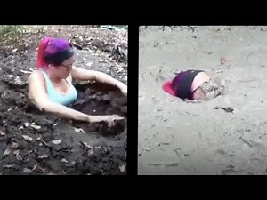 Girl Falls Into Quicksand and This Happens...