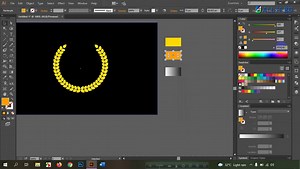 Make Monogram Golden Wreath Logo Design on Illustrator | ALL IT BD অল আইটি বিডি | Facebook