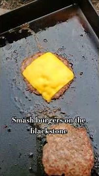 Smash burgers on the blackstone! #cooking #easyrecipes #dinnerideas