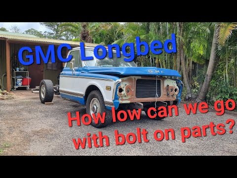Installing an axle flip kit to a GMC longbed