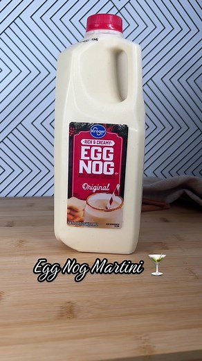 Delicious Eggnog Martini Recipe