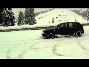 Golf 4 V6 4Motion Snow Drift "fun with clunkers" - Jan 21st 2012