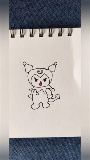 Tirkit dha kuromi version|Easy drawing|storiesbynaanus