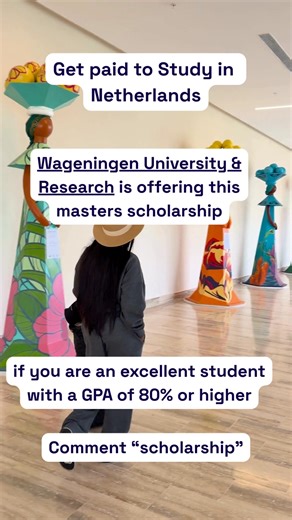 Wageningen University & Research (WUR) Master’s Scholarship (NL Scholarship) 📅 Deadline: 01 May 2026 💶 Award: €5,000 (one-time payment in your first year) And in some cases, the committee may award double (€10,000) or triple (€15,000) scholarships. Now, let me guide you properly: this is not a full scholarship. It does not cover tuition, living costs, visa, insurance, or accommodation — and it won’t be deducted from your tuition invoice. That means you should treat it as a strong support grant