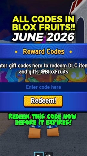 NEW *SECRET* BLOX FRUITS CODES (2026) - OP REWARDS! 🚀✨️ #roblox #bloxfruits #shorts
