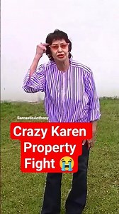 Crazy Neighbor Property Fight. #funny #comedy #neighbors #crazy #propertydispute
