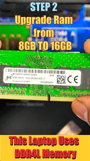 EASY Laptop Upgrades ANYONE Can Do #short #shorts #tech #fyp #tech