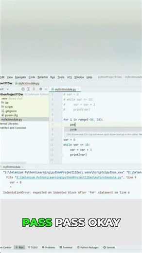 Magic of PASS Keyword that Changes Everything! #python