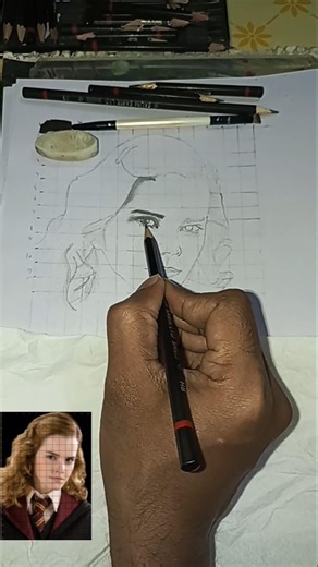 emma watson sketch step by step for beginners #short#shortfeed #art