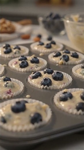Easy Blueberry Muffins | Soft, Moist & Homemade | TheDailyFitFuel