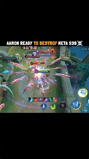 Aamon Ready For Season 39 ☠️ #mlbb #mlbbcreatorcamp #aamon #bome #babifreitas #andrast