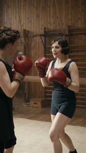 .🇺🇸🇫🇷. vintage women boxing 1900s