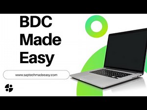 BDC Made Easy | Batch Data Communication Basics | Call Transaction | Learn with Example