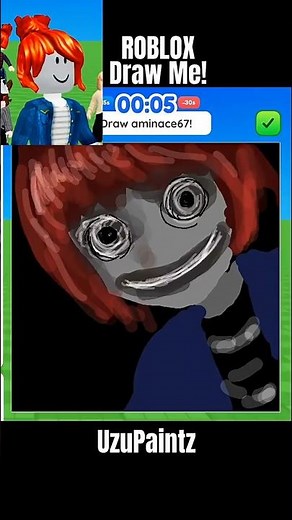 CURSED the Bacon Hair... #Shorts #Roblox #DrawMe #speedpaint