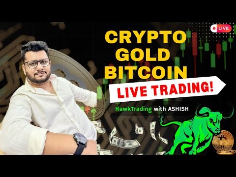 Live Trading Crypto & Gold Analysis 29th October HAWKTRADING WITH ASHISH Hindi