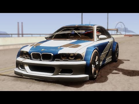 GTA San Andreas: BMW M3 E46 Tunable NFS Most Wanted