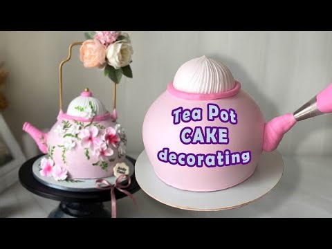 How To Make a Teapot Cake / Cake Decorating / Cake Tutorial / Amazing Cake Step By Step