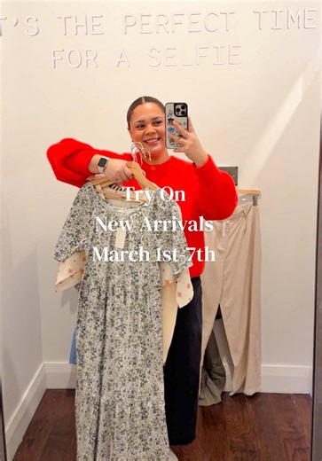 Try on the new arrivals with me 🫶🏻 So many cute tops and dresses coming in for the spring time, and many more to come🌸🌷🩷 #springoutfits #littlemountainmdv #springdresses #springtops #dresses