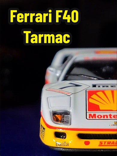 Ferrari F40 #f40 #tarmac #ferrari #carros #auto