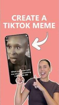 Create a viral #TikTok meme video with Clipchamp video editor! 📱