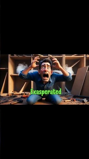 Angry vs. Exasperated 😡 What’s the difference? #Shorts #englishlearning #英会話#英語学習