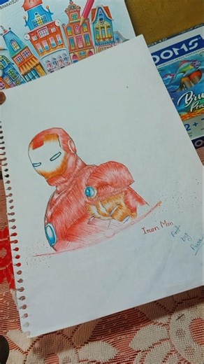 Amazing Iron Man Sketch 😱 | Marvel Art Timelapse