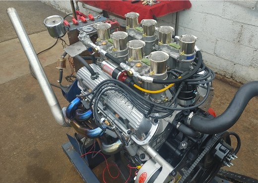 54K views · 2K reactions | 8 Stack Weber Carburated Small Block Stroker | Ellison's Machine Shop | Facebook