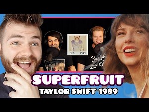 First Time Hearing SUPERFRUIT "Taylor Swift 1989 Medley" Reaction