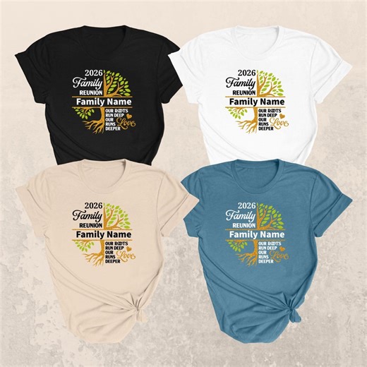 Family Reunion Shirt 2026 Custom Family Name Shirt Tree Design, Personalized Family Reunion Tee Matching Family Shirts Gift