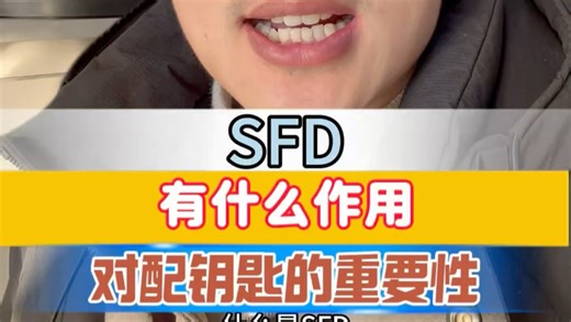 什么是SFD,对配钥匙有什么影响