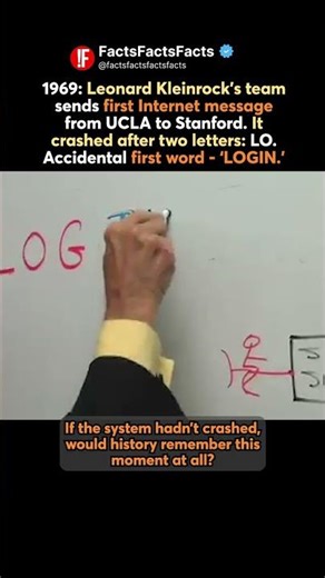 🌍🛜 The First Internet Message That Crashed Mid‑Word