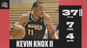 Kevin Knox put together an AWESOME 37-point, 7-rebound performance this evening for the Rip City Remix to finish up his 2023-24 season! 💥 | NBA G League
