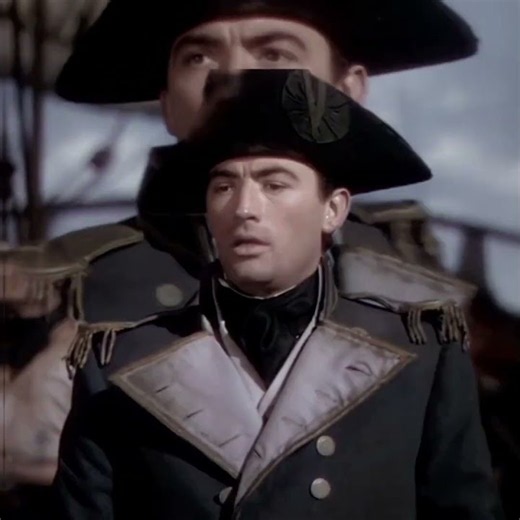 Gregory Peck as capitan Horatio Hornblower