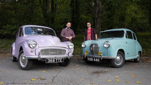 This week, Phil and Joe compare the Morris Minor and Austin A30 to decide which Great British people's car is best! Click the link in the comments for the full video! | Classics World