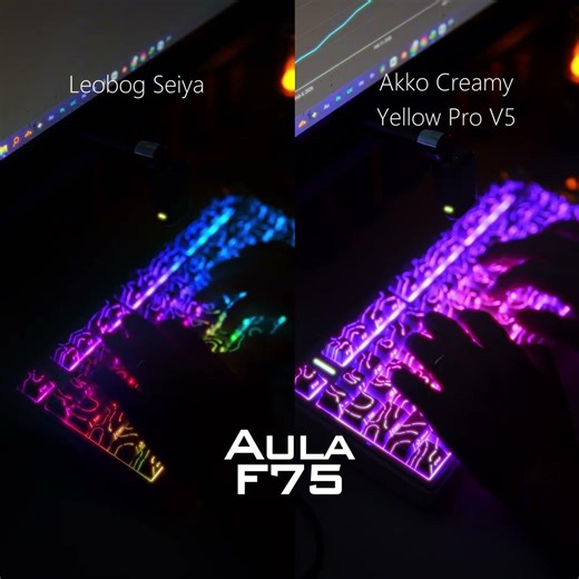 So sánh Leobog Seiya và Akko Creamy Yellow Pro V5