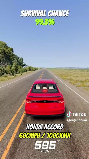 Instant Acceleration to 600 MPH Test | Part22#beamng #beamngdrive #game