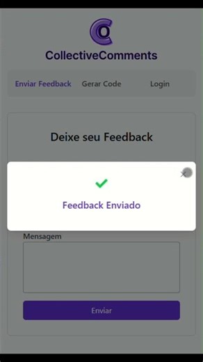 Feedbacks - Front-End #dev #developer #frontend