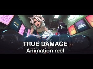 Akali animation part by Maxime Delalande for True Damage Riot video