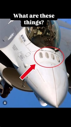 @quizbasehq on Instagram: "Do you know what these four things are directly in front of this F-16’s cockpit? Let us know in the comments."