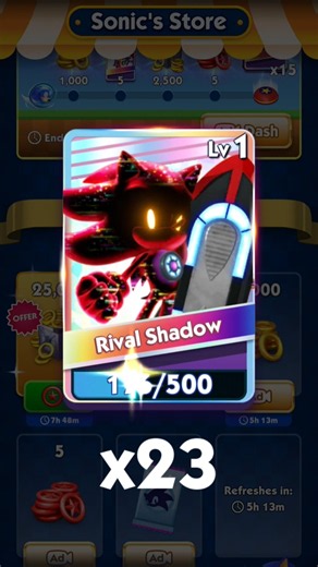 How to Unlock Rival Shadow for FREE in Sonic Dash! 😱🖤