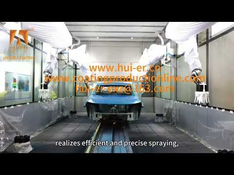 Automobile complete vehicle robot painting production line#Robot painting and coating