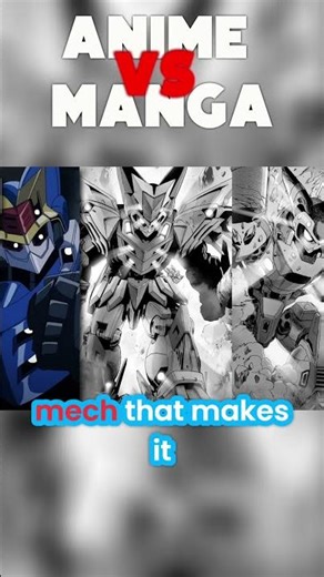 Manga vs Anime: The Evolution of Robot Designs EXPLAINED! #shorts