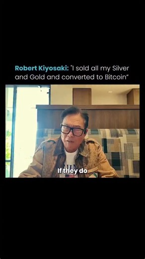 History Shockers | In early 2025, Robert Kiyosaki, author of Rich Dad Poor Dad, announced he sold all his silver and gold holdings to invest in Bitcoin.... | Instagram