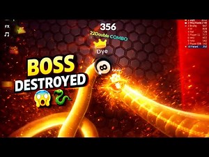 🔥 BOSS DESTROYED in Snake.io 😱🐍 | INSANE Gameplay | Snake.io MLG Edition 🔥