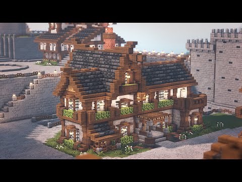 Minecraft | How To Build A Medieval Inn | Medieval City