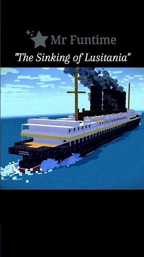 The Sinking of Lusitania | Minecraft Animation #minecraft #sinkingship #lusitania #nightwish