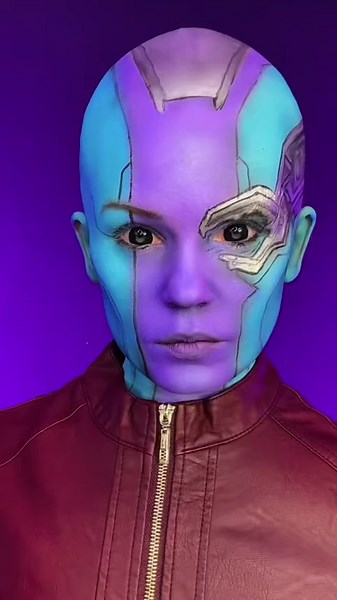 Nebula Guardians of the Galaxy Makeup