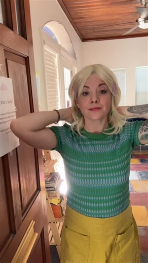 This Halloween, Indigo co-owners Devon and Kelly dressed as their favorite art therapists…each other! ✨ 🎃 Who nailed it?!!! | Indigo Art Therapy Studio