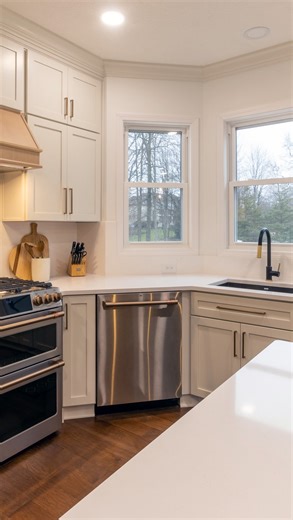 HTZ Design + Build on Instagram: "Where do you think a microwave should go?? 🤔 When clients choose a stunning hood above their range, the next question is often about microwave placement. Some skip the microwave altogether, while others prefer bespoke solutions like custom shelves or pantries. But many of our clients love drawer microwaves for their sleek design, convenience, and ease of maintenance. Ultimately, the best choice depends on the client's space, needs, and budget! 🌟 #designbuild #